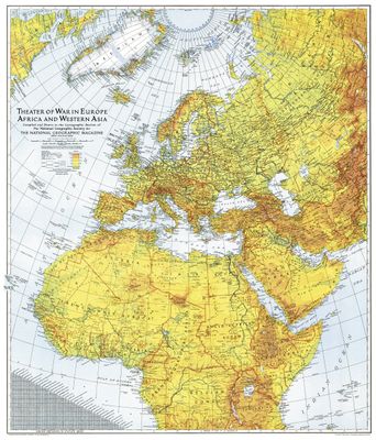 WWII European Theater Map · Nat Geo
