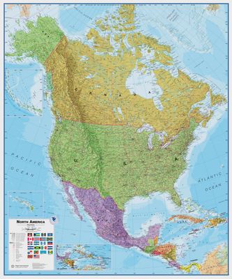 North America Wall Map · Maps Intl