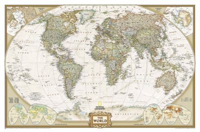 World Executive Map · Nat Geo