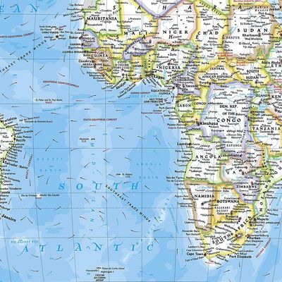 World Classic Map · Nat Geo
