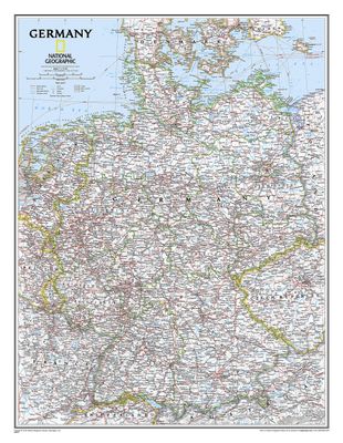 Germany Wall Map · Nat Geo