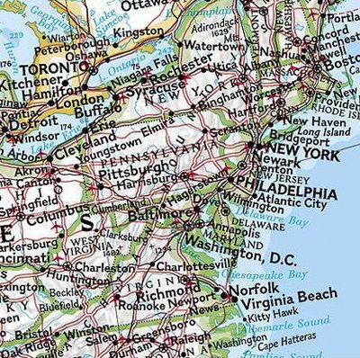 North America Wall Map · Nat Geo