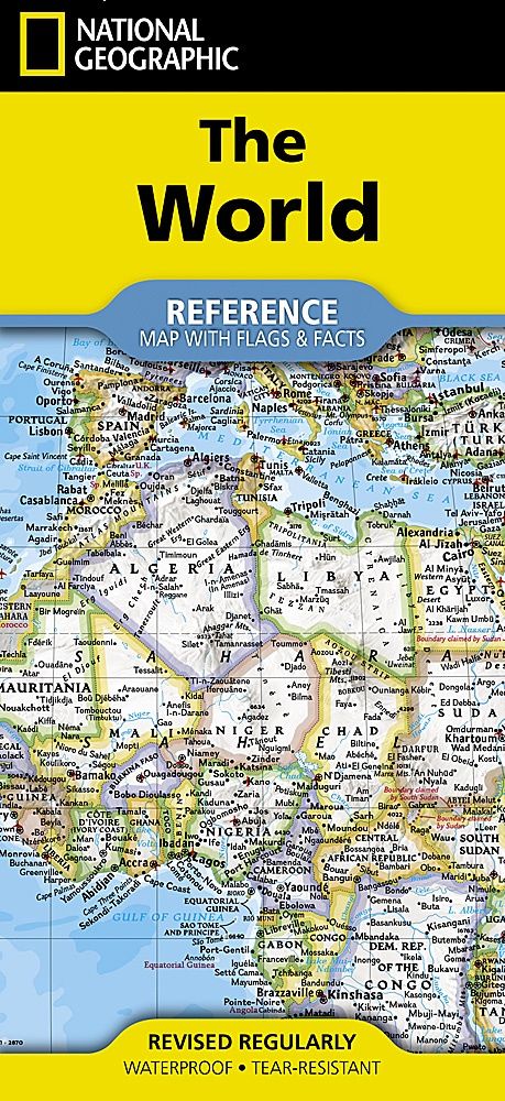 World Flags &amp; Facts Map · Nat Geo