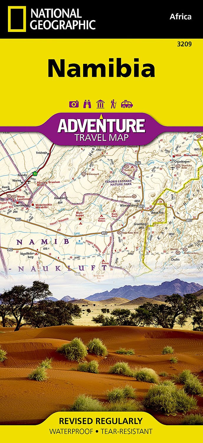 Namibia Map · Nat Geo