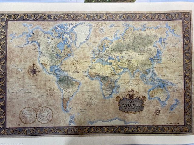 World Antique-Style Map