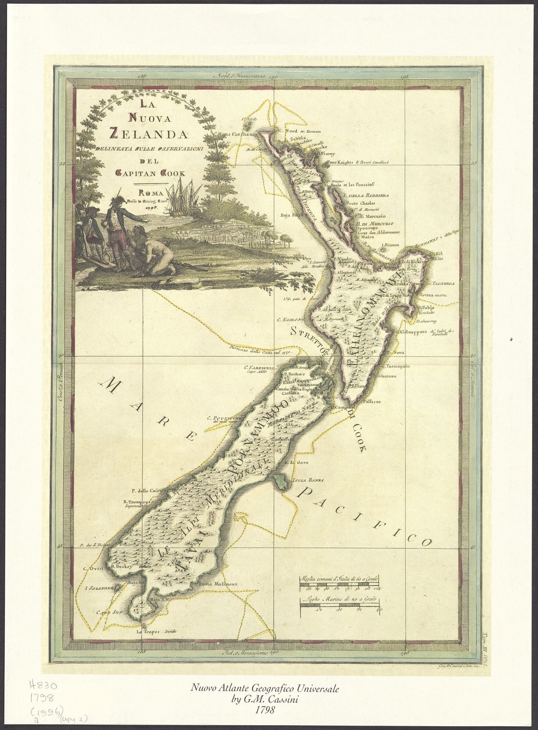 La Nuova Zelanda 1798 - Capitan Cook