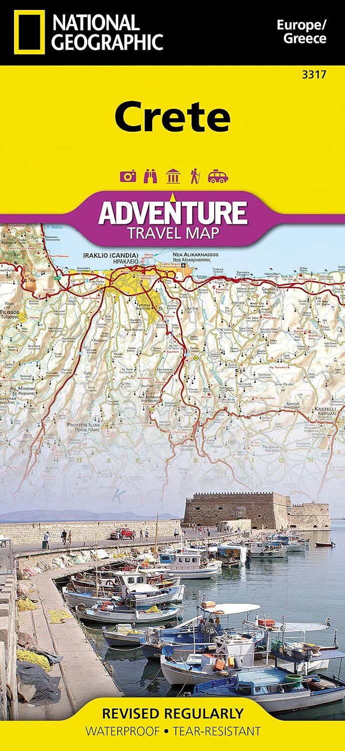Crete Map · Nat Geo