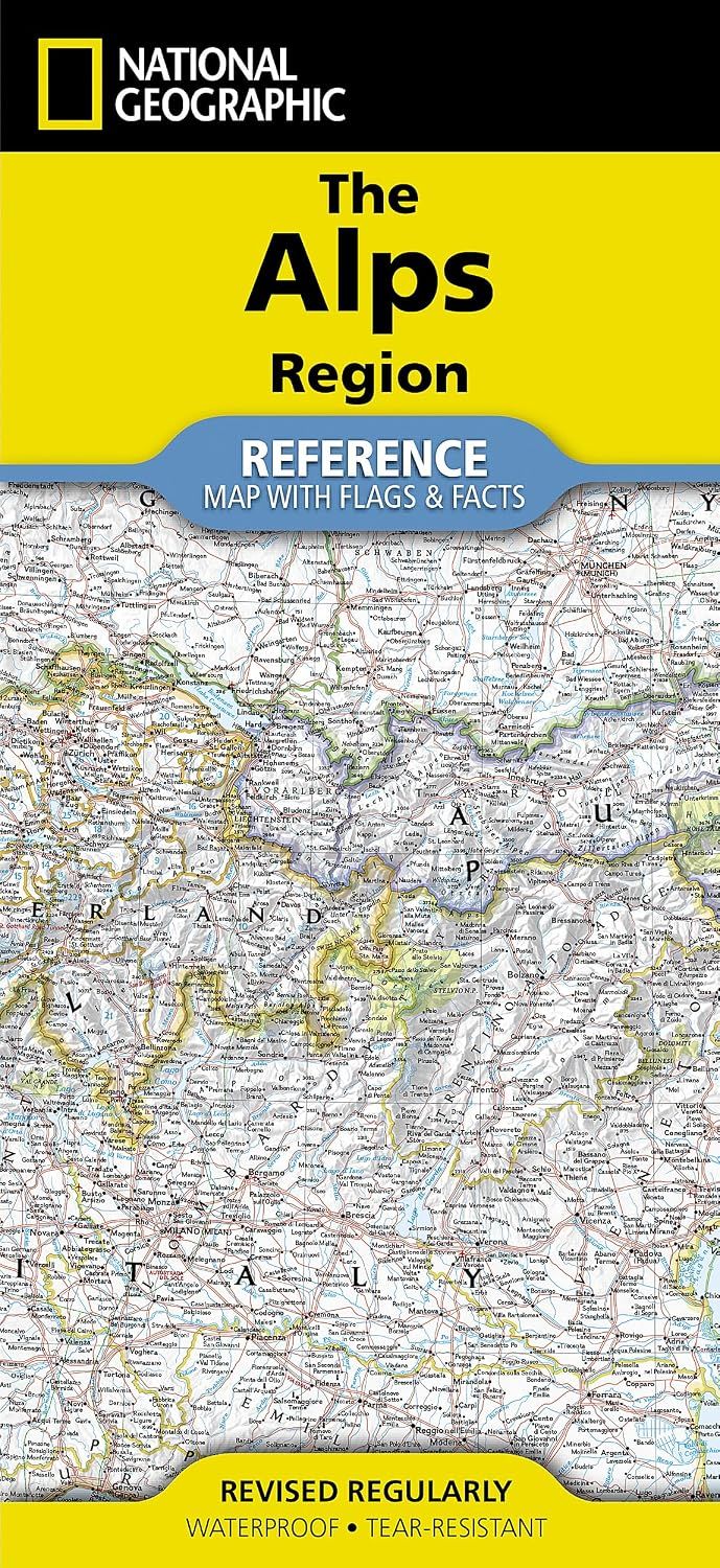 Alps Region Map · Nat Geo