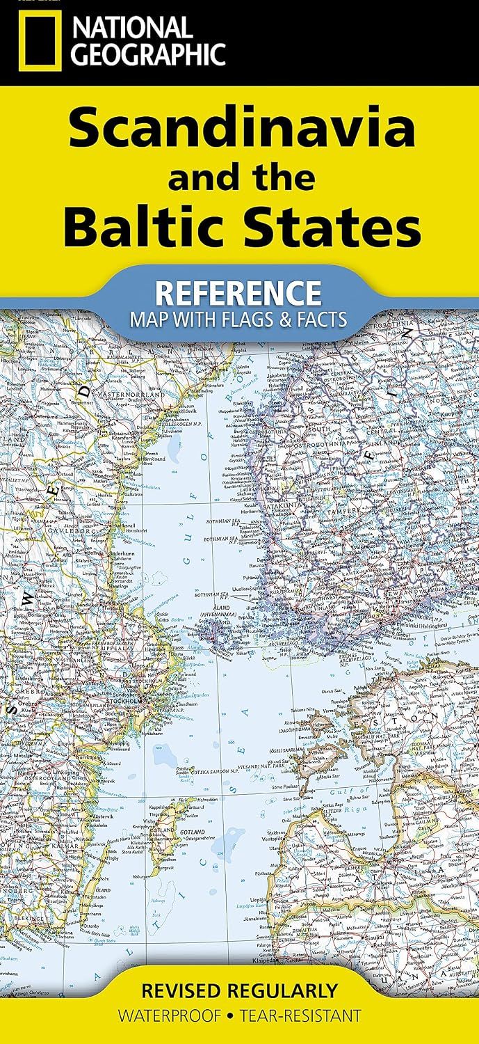Scandinavia &amp; Baltic States Map · Nat Geo