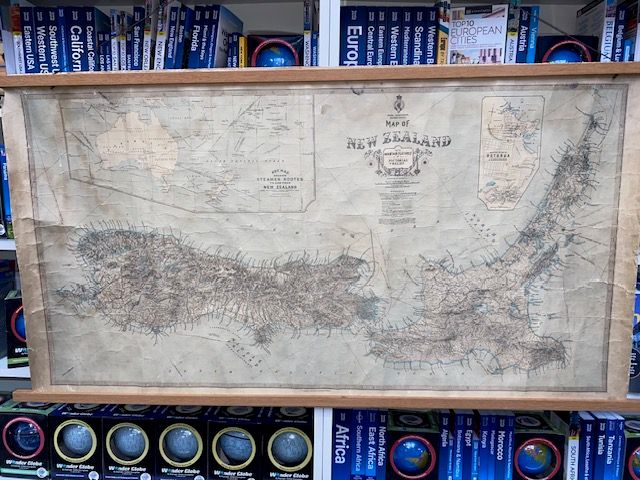 Rare New Zealand Map 1921