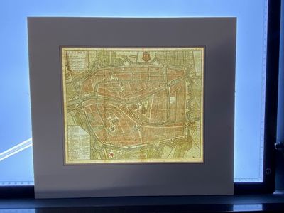 Original 1742 Isaak Tirion Leiden Map - Hand-Coloured Copperplate Engraving - Excellent Condition