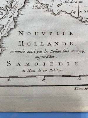 18th Century Original Map  - Carte du Détroit de Waigats ou de Nassau