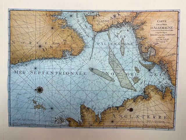 Carte de la Mer d'Allemagne - 1693