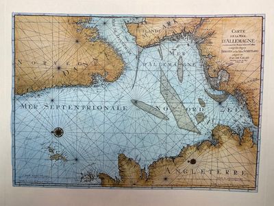 Carte de la Mer d'Allemagne - 1693