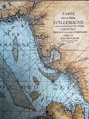 Carte de la Mer d'Allemagne - 1693