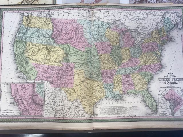 1854 Mitchell Map of the United States (Plates 4-5)