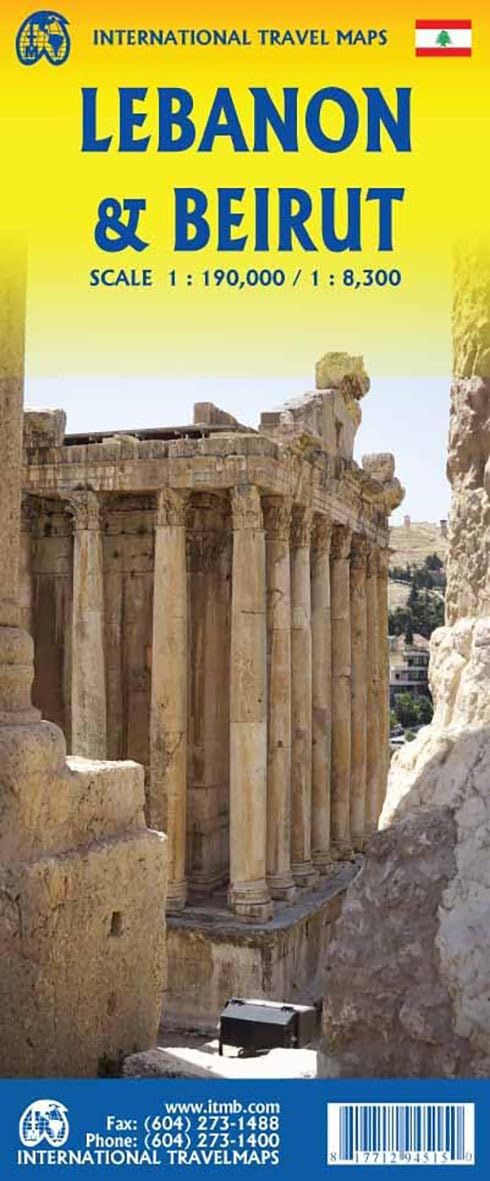 Lebanon &amp; Beirut Map · ITMB (2025)