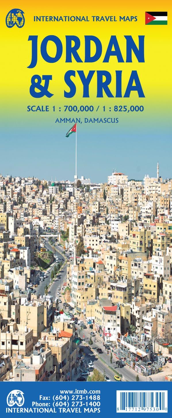 Jordan &amp; Syria Map · ITMB (2026)