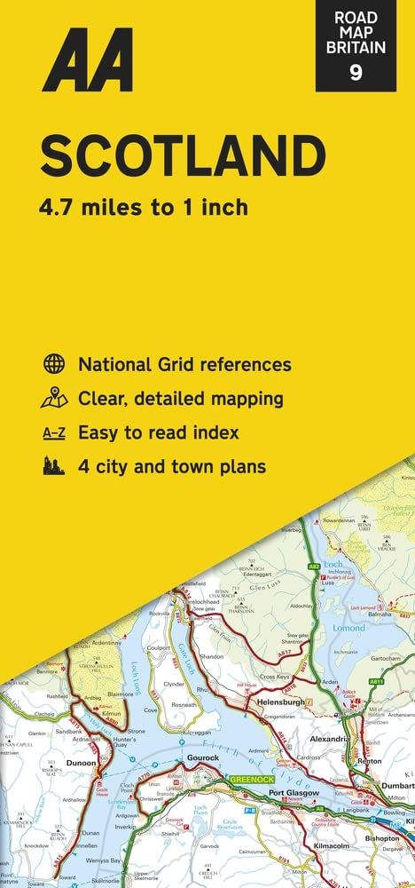 Scotland Map · AA