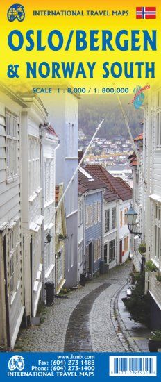 Oslo, Bergen &amp; Norway South Map · ITMB
