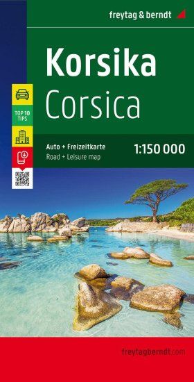 Corsica Map · Freytag &amp; Berndt
