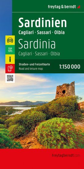 Sardinia Map · Freytag &amp; Berndt