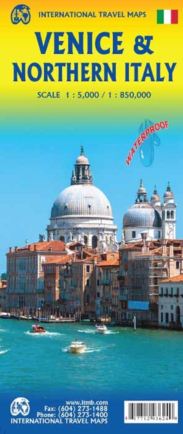 Venice &amp; Northern Italy Map · ITMB