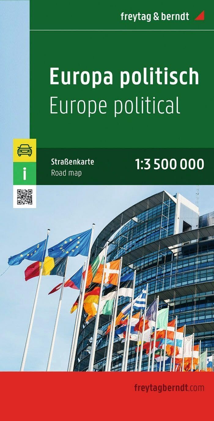 Europe Political Map · Freytag &amp; Berndt