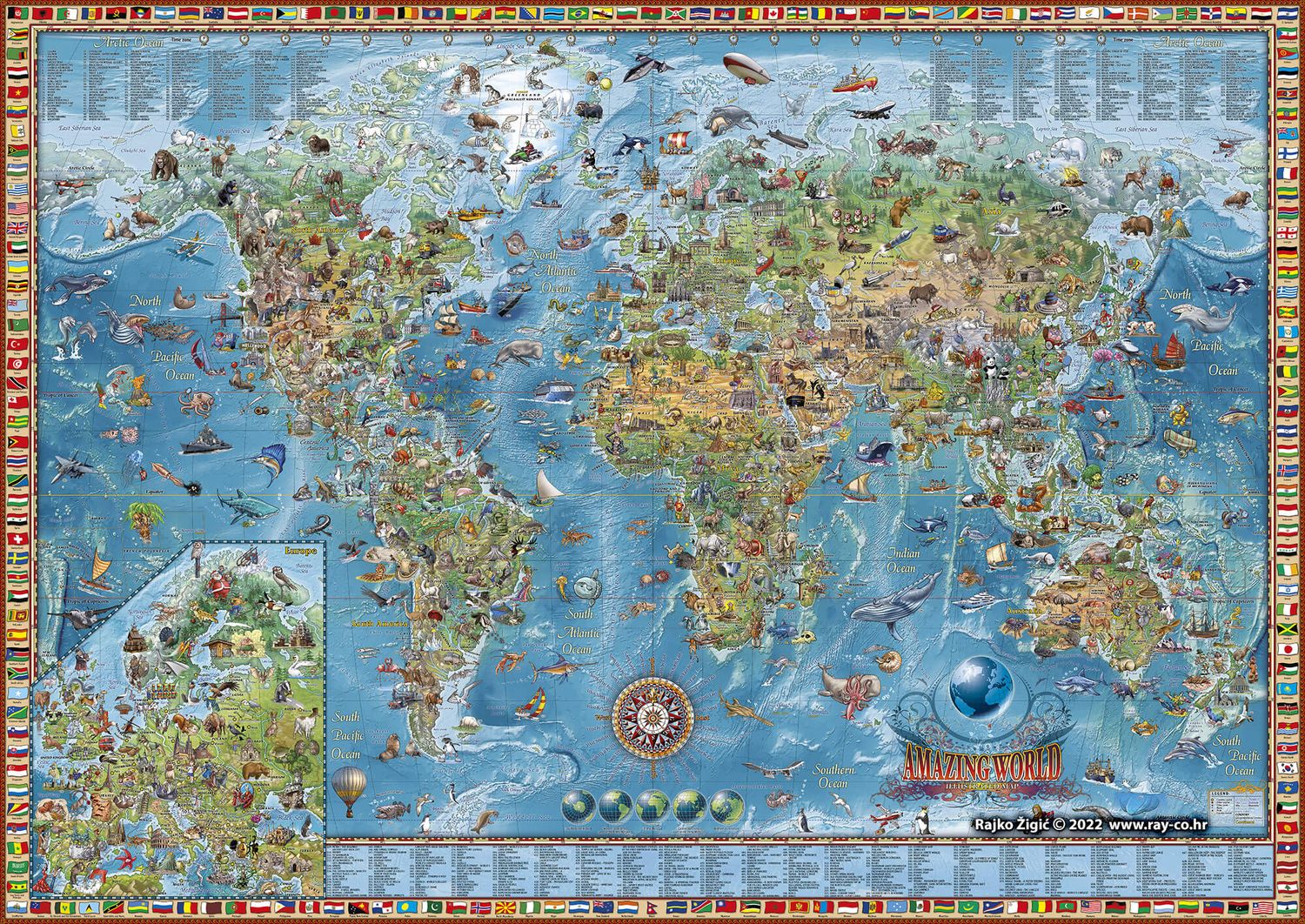 Amazing World Map · Ray&amp;co
