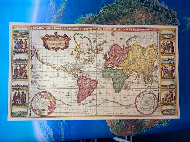 1977 copy of 1652 World Map
