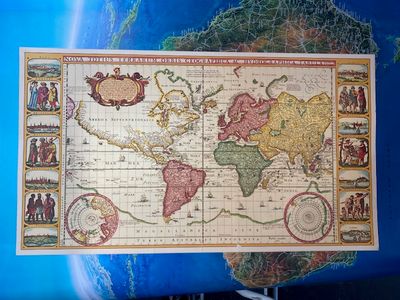 1977 copy of 1652 World Map
