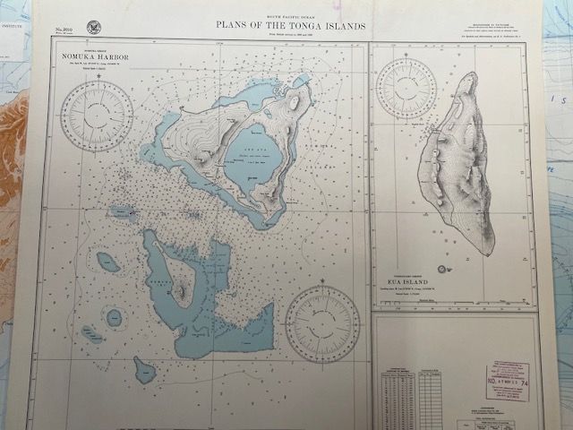 1944 South Pacific Ocean: Plans of the Tonga Islands