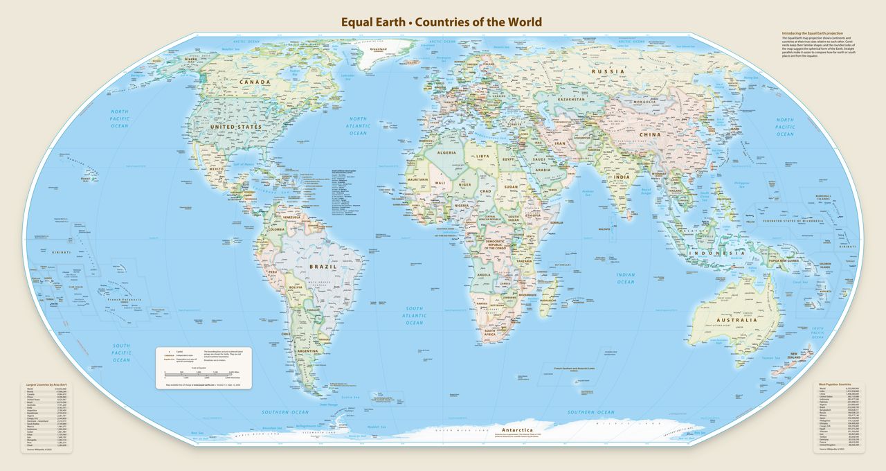 Equal Earth Map
