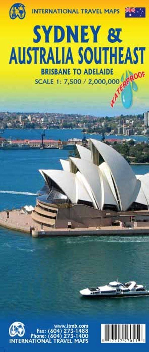 Sydney &amp; Australia Southeast Map · ITMB