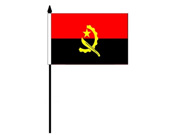 Angola Desk Flag