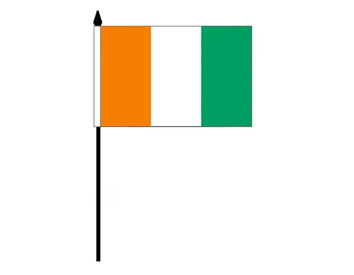 Ivory Coast (Côte d'Ivoire) Desk Flag