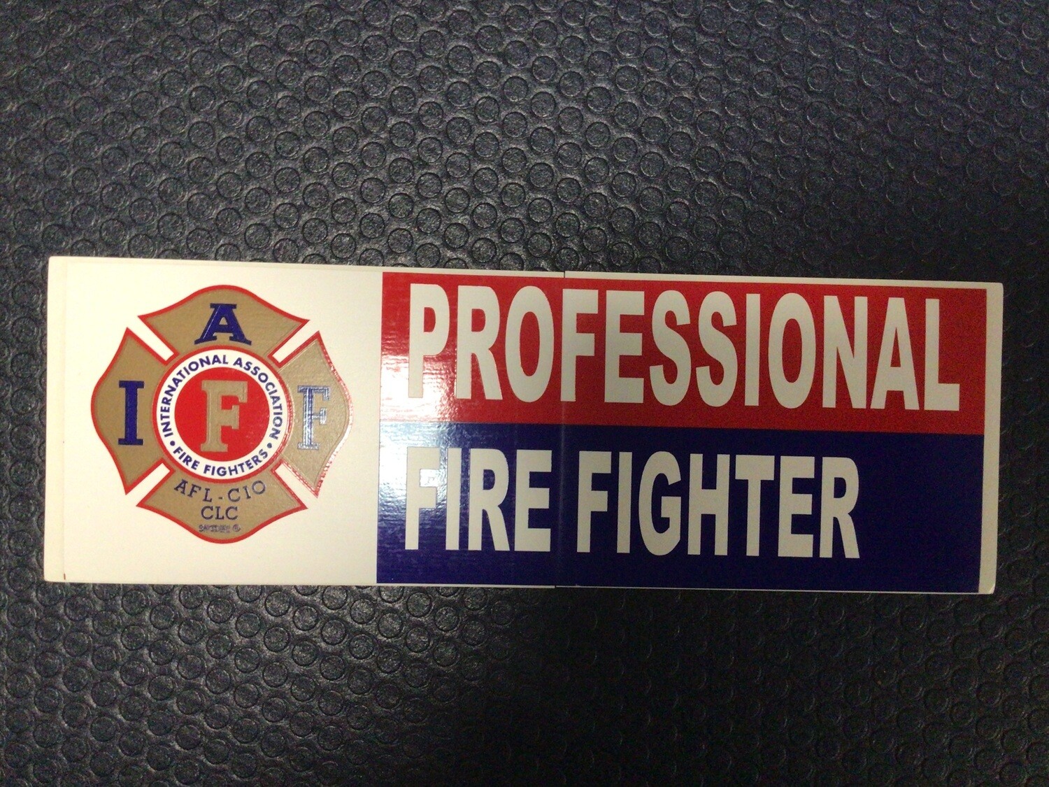 IAFF Bumper Sticker, Decal: PF