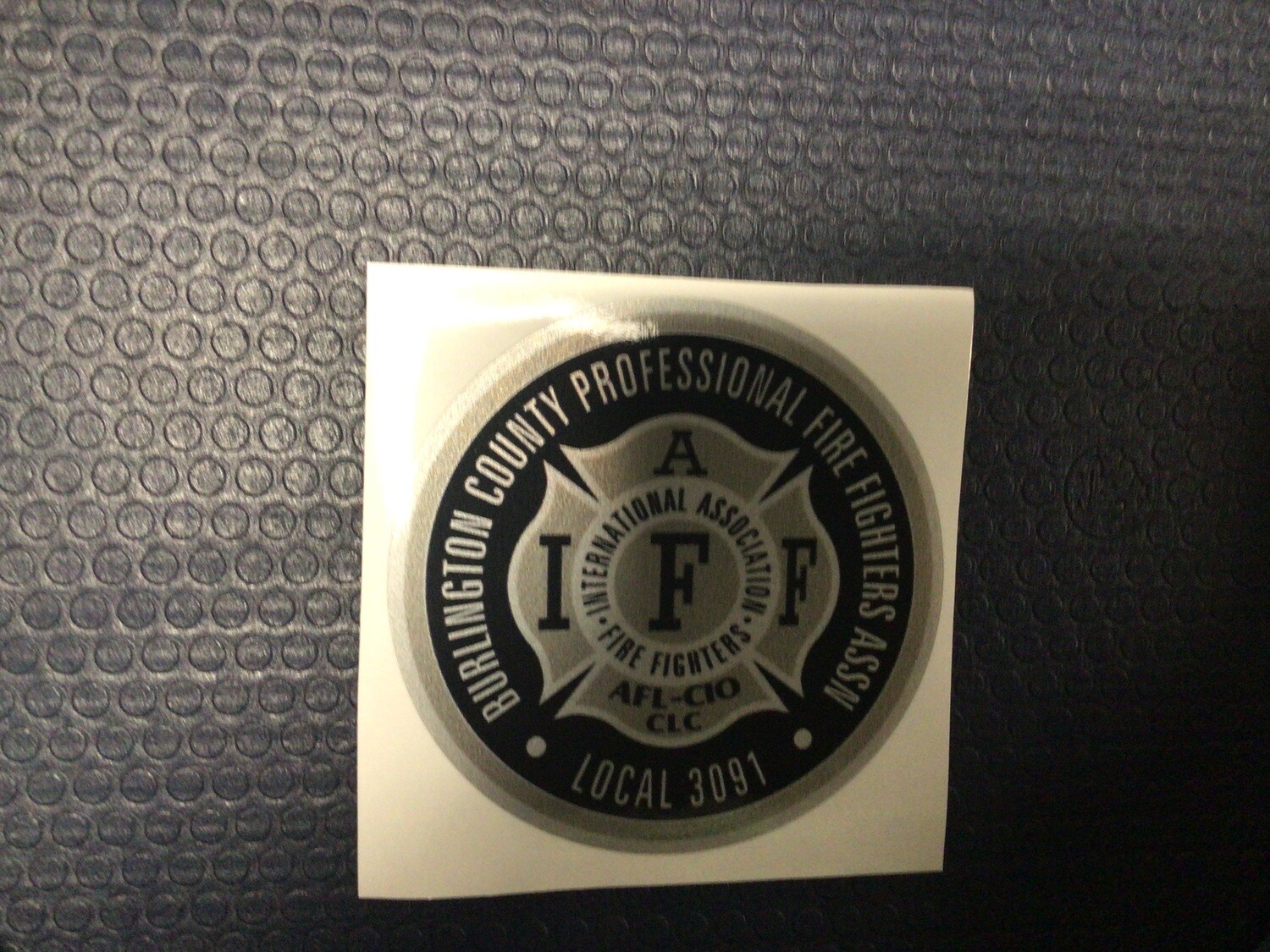 3091 Round Gray Decal