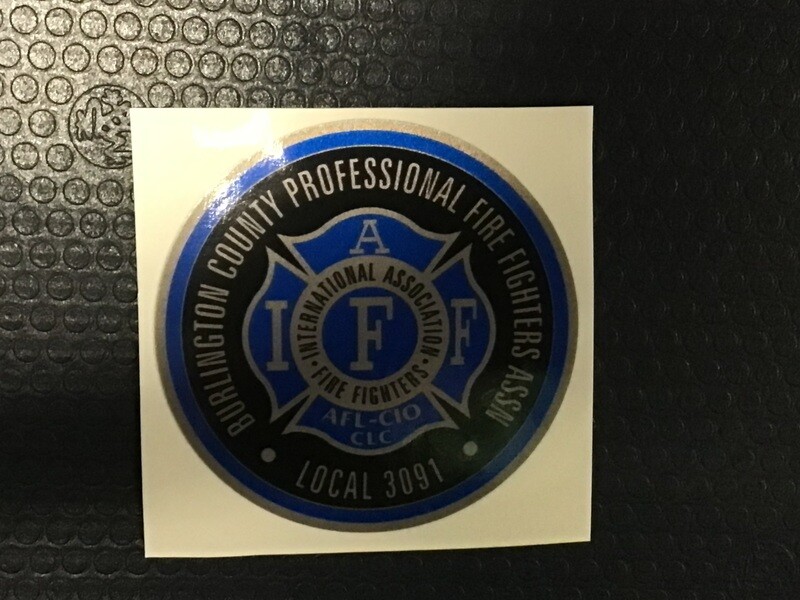3091 Blue Round Decal
