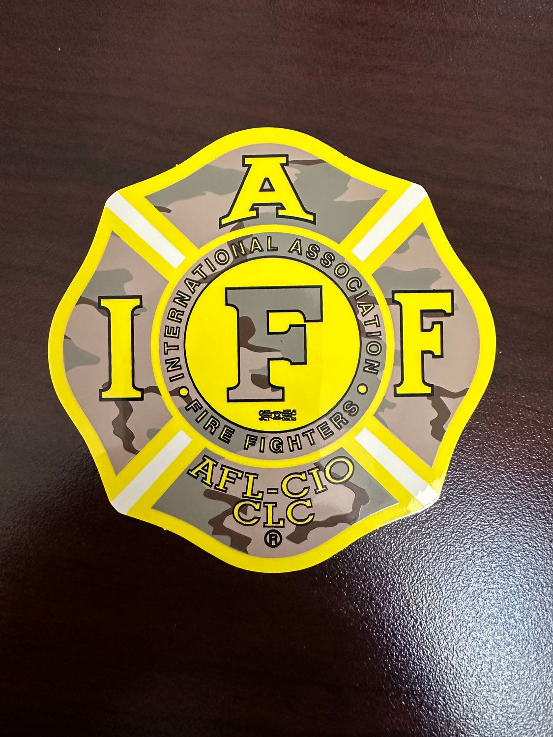 IAFF Camo Decal