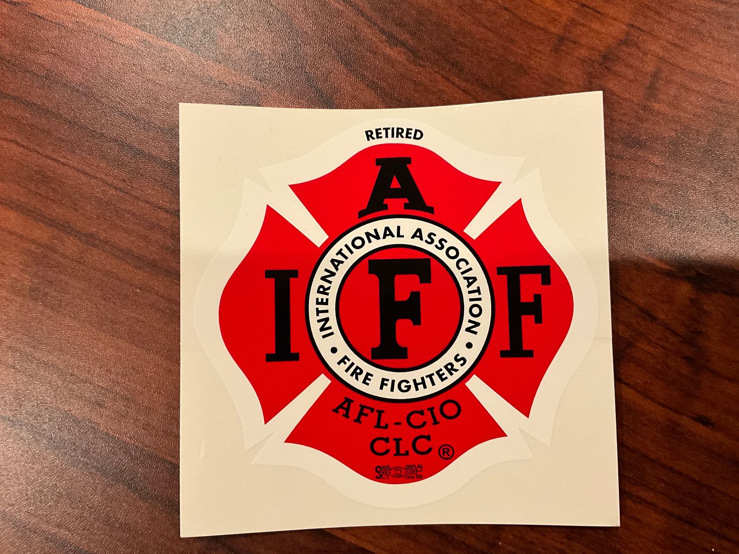 IAFF Red Black - Retired