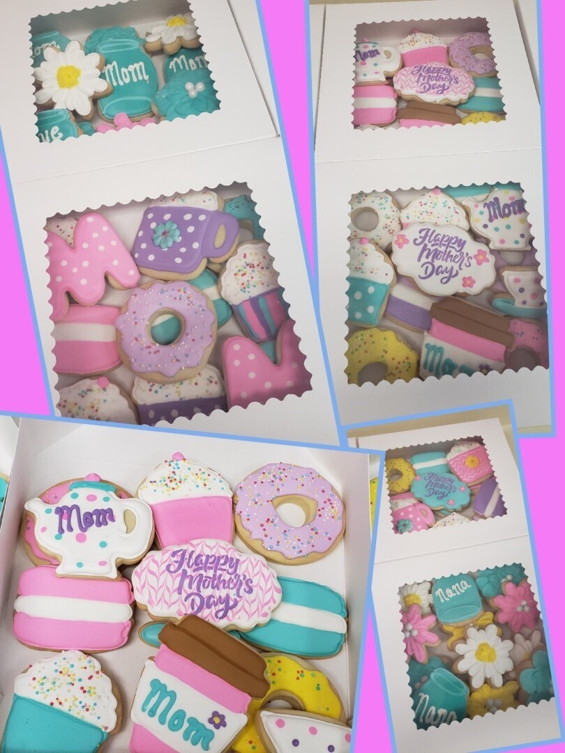 Decorated Sugar Cookie Gift Box