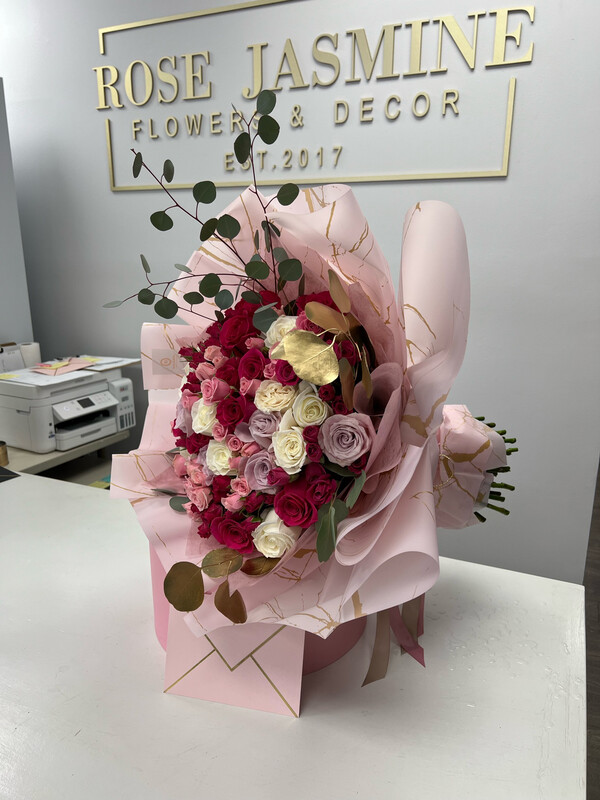 Signature Wrapped Spray Roses