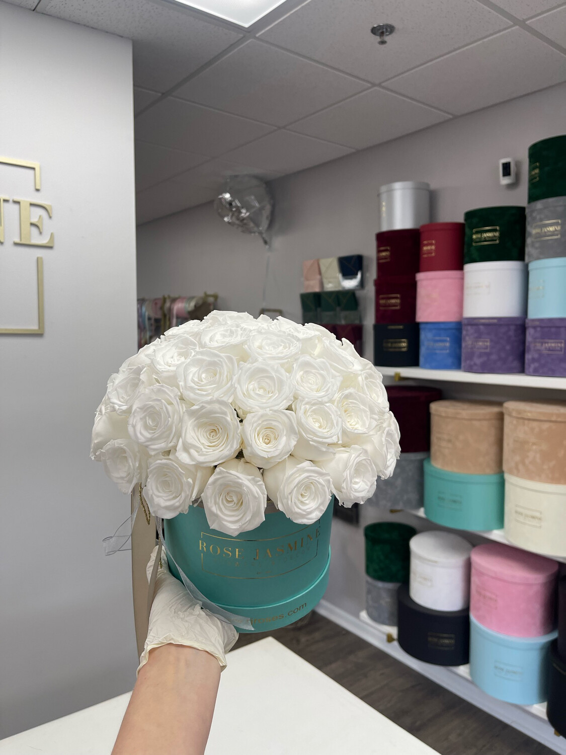 Forever Rose Box Dome Shape