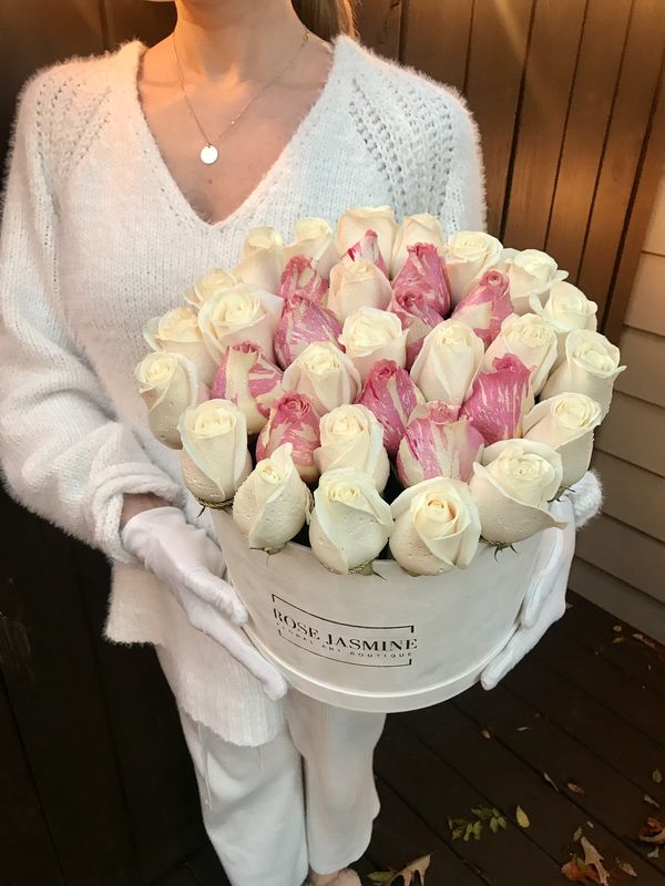 Blanc - Medium Flower Box