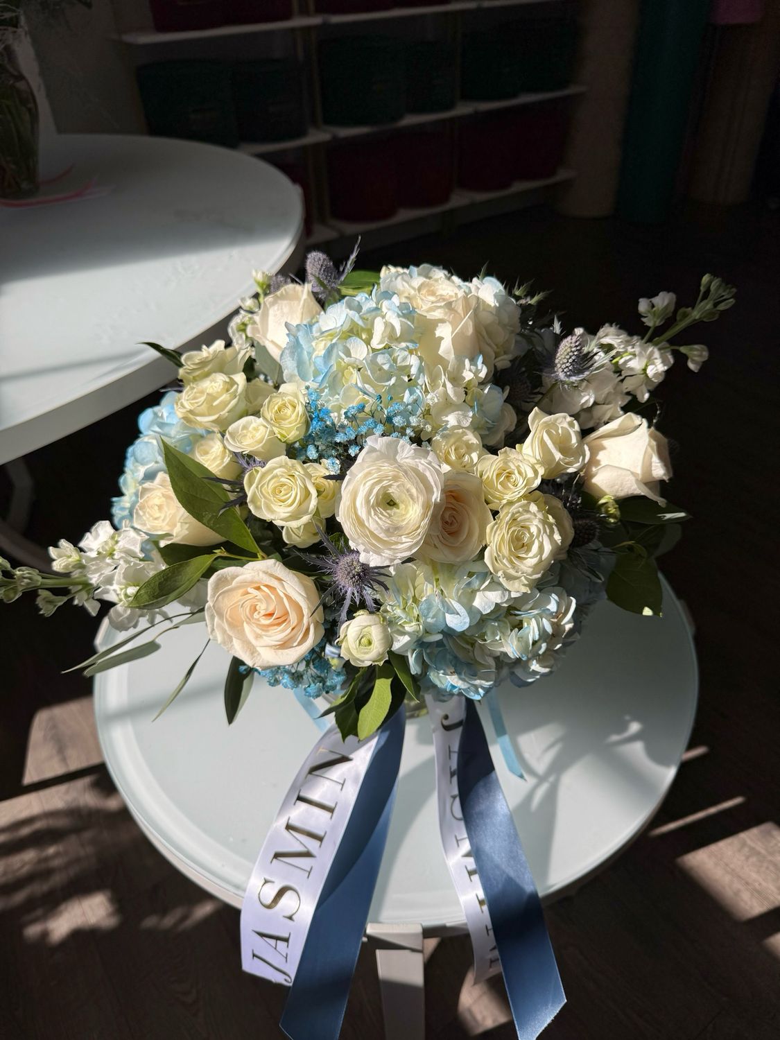 Baby Boy Arrival - Vase Arrangement