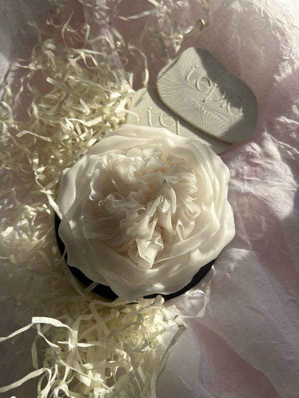 David Austin Rose Candle | Soft Ivory