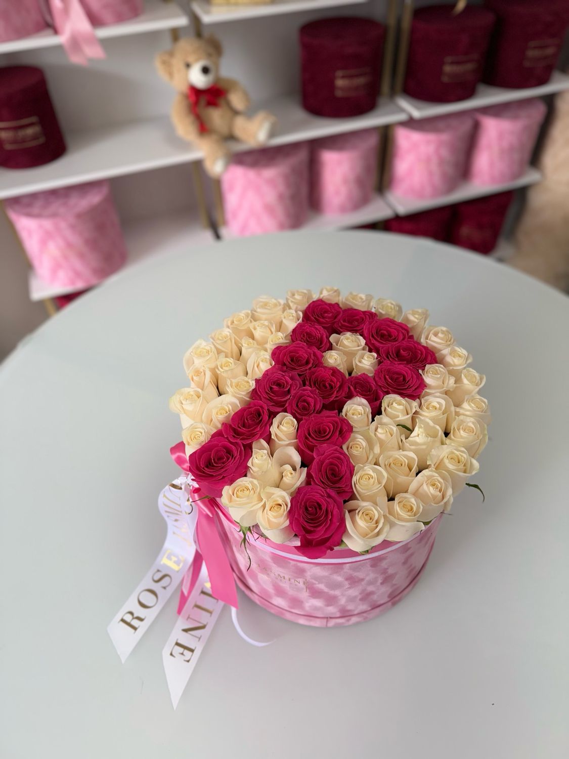 A Personal Touch - Custom Initial or Heart Shape Flower Box