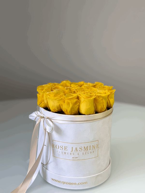 Forever Roses ( Yellow & White)