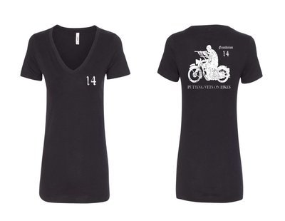Womens V-Neck Rider T-Shirt